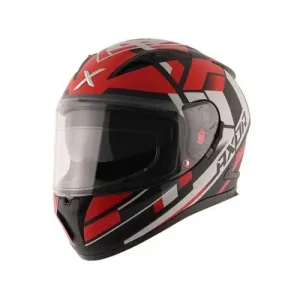Axor Street Crazy Full Face Helmet Medium (Dull Black Red)