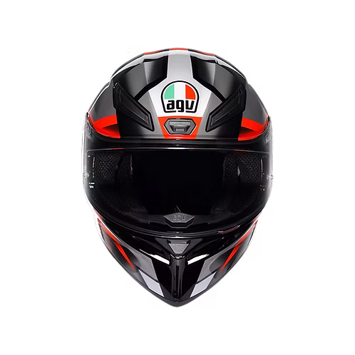AGV K1 S HELMET - FASTLAP BLACK/GREY/RED - Image 7