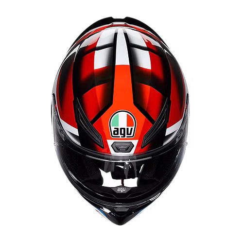 AGV K1 S HELMET - FASTLAP BLACK/RED/BLUE - Image 3
