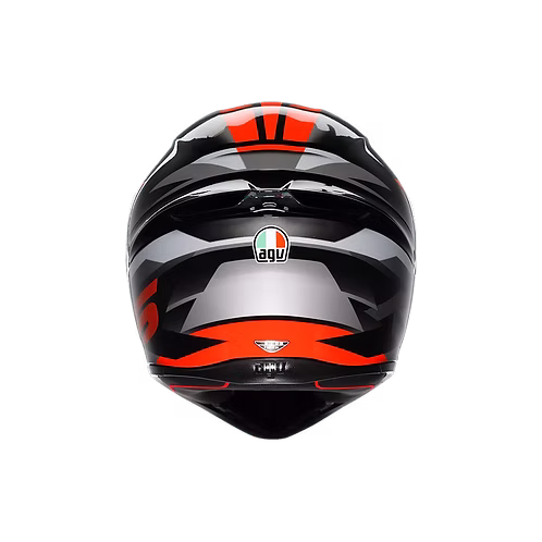 AGV K1 S HELMET - FASTLAP BLACK/GREY/RED - Image 4