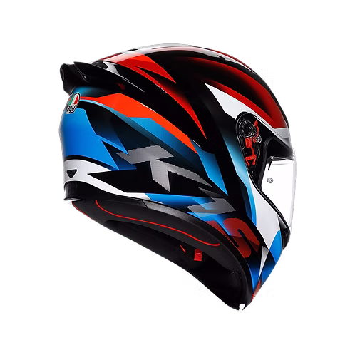 AGV K1 S HELMET - FASTLAP BLACK/RED/BLUE - Image 4