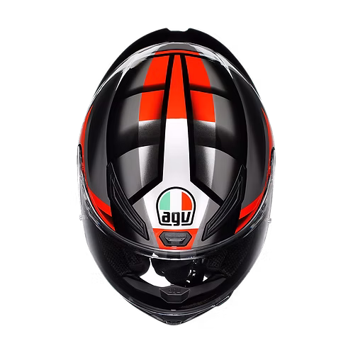 AGV K1 S HELMET - FASTLAP BLACK/GREY/RED - Image 2