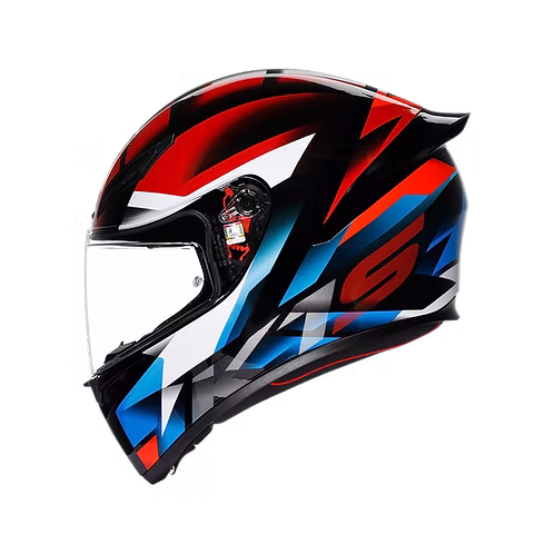 AGV K1 S HELMET - FASTLAP BLACK/RED/BLUE - Image 6