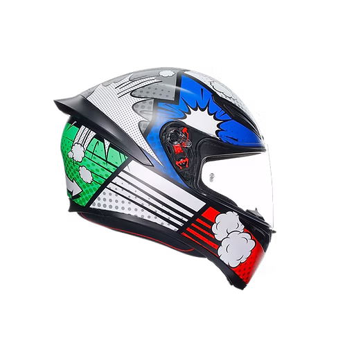 AGV K1 S HELMET - BANG MATT ITALY/BLUE - Image 6
