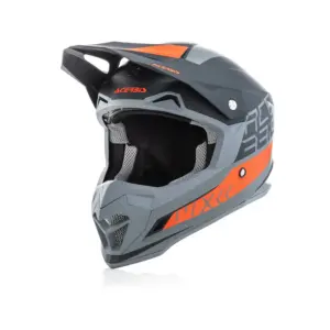 Acerbis Profile 4 - Motocross Riding Helmet (Black/Orange)