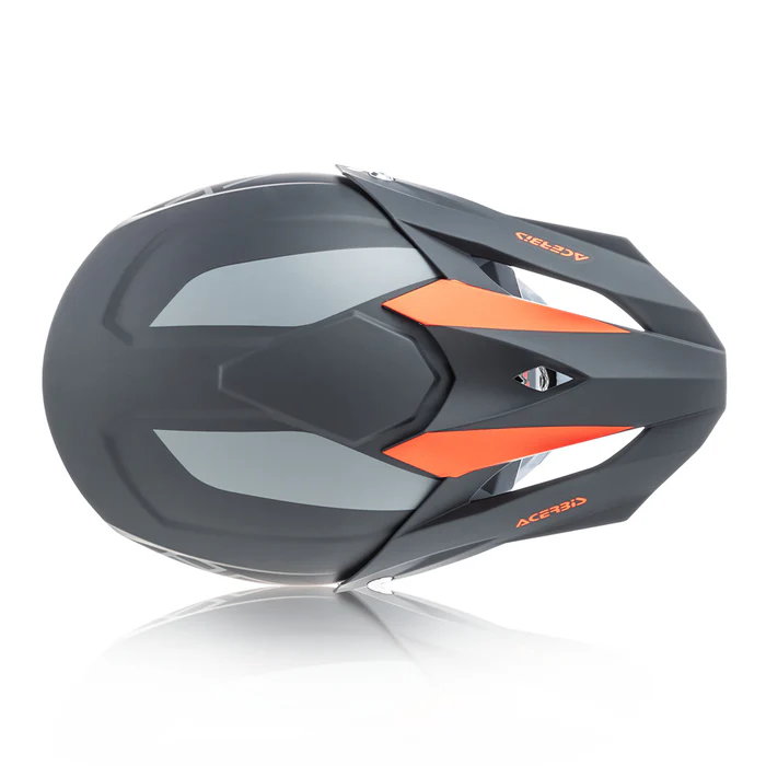 Acerbis Profile 4 - Motocross Riding Helmet (Black/Orange) - Image 3