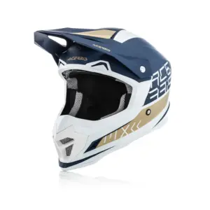 Acerbis Profile 4 - Motocross Riding Helmet (White/Blue)
