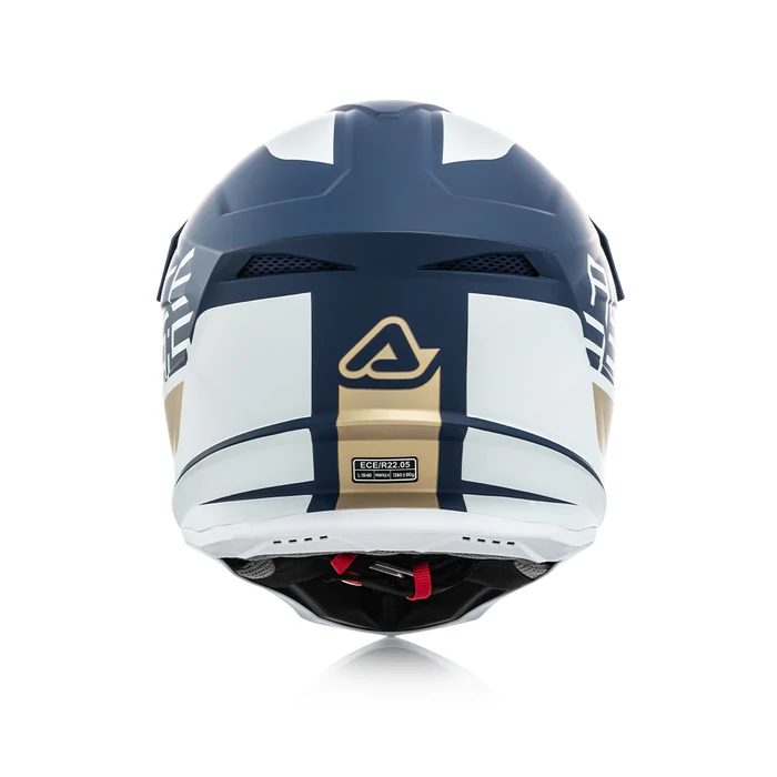 Acerbis Profile 4 - Motocross Riding Helmet (White/Blue) - Image 5
