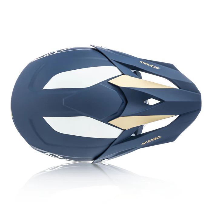 Acerbis Profile 4 - Motocross Riding Helmet (White/Blue) - Image 3