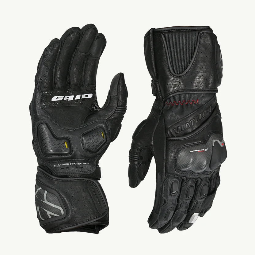 GRID MK3 – FULL GAUNTLET RIDING GLOVES for Touring Riders