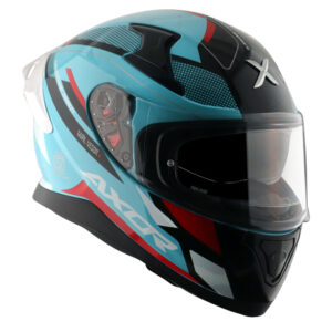 AXOR APEX TURBINE HELMET- BLUE WHITE RED