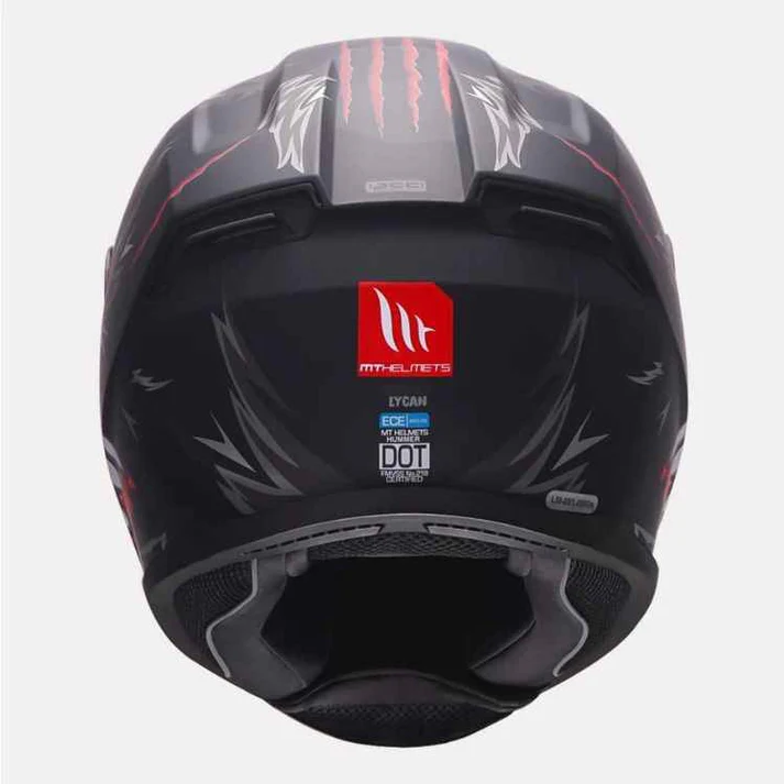 MT Hummer Lycan Helmet - Matt Black - Image 2