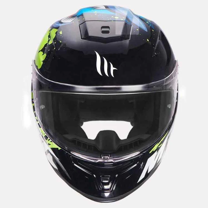 MT Helmet Hummer Shark - Gloss Fluorescent Yellow - Image 3
