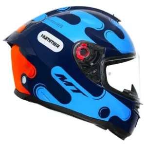 MT Hummer Liquer Helmet-Gloss Blue