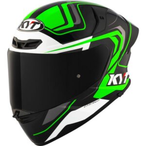 KYT TT REVO OVERTECH - BLACK GREEN