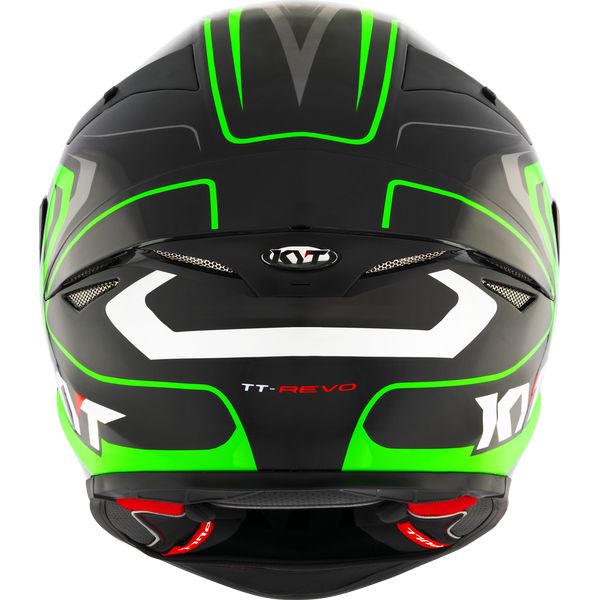 KYT TT REVO OVERTECH - BLACK GREEN - Image 3