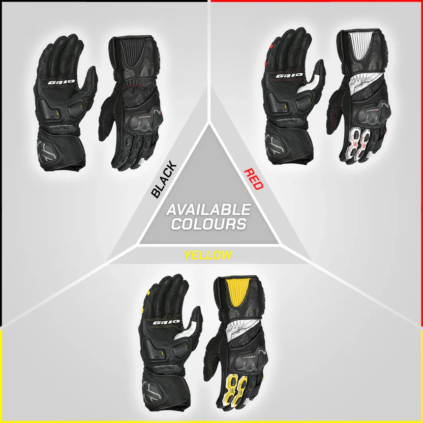 GRID MK3 – FULL GAUNTLET RIDING GLOVES for Touring Riders - Image 5