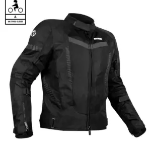 TORNADO PRO 4 JACKET - CE CERTIFIED CLASS A - ALL BLACK