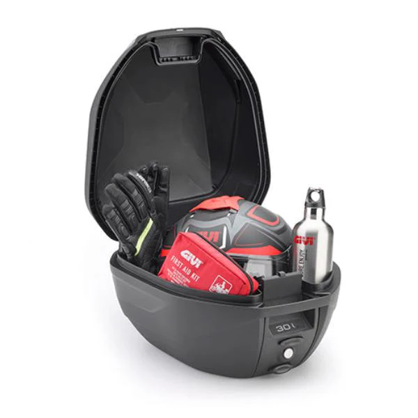 Givi Top-Case Black With Red Reflectors Universal Mounting Plate Included - C30N - Image 3