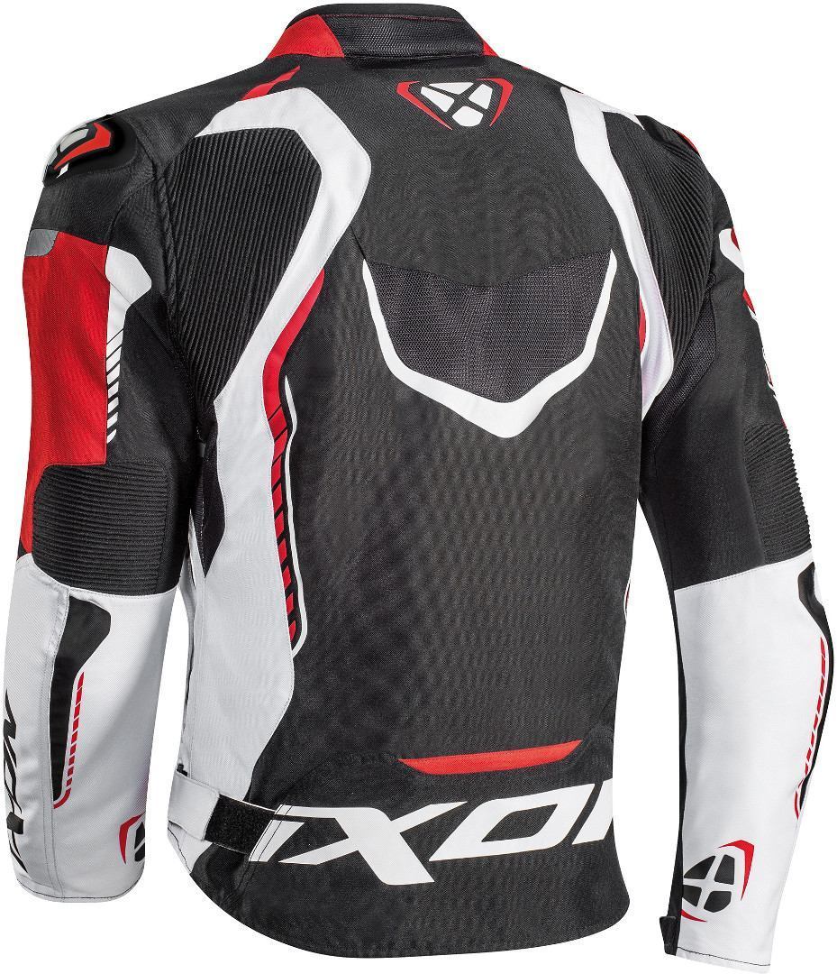 IXON GYRE TEXTILE JACKET - Black White Red - Image 2