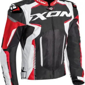 IXON GYRE TEXTILE JACKET - Black White Red