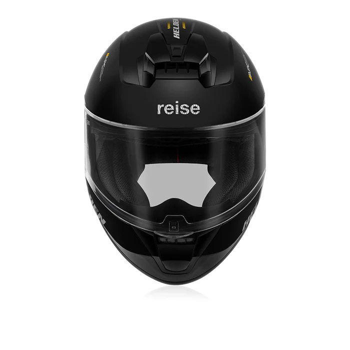 Reise Helden Helmet - Solid Black Gloss - Image 7