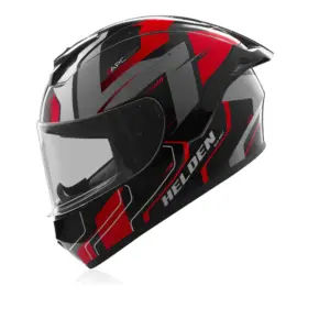 Reise - Motorcycle Riding Helmet - Red/Black Gloss