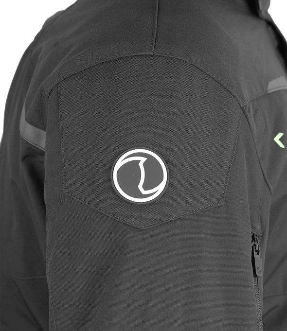ADVENTO PRO JACKET - Black Hi-Viz Green - Image 13