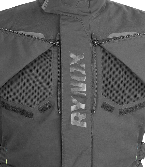ADVENTO PRO JACKET - Black Hi-Viz Green - Image 12