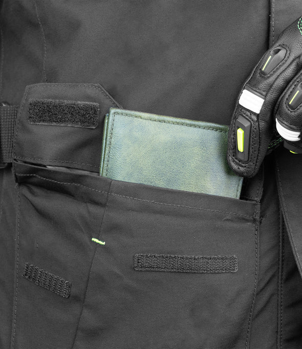 ADVENTO PRO JACKET - Black Hi-Viz Green - Image 6