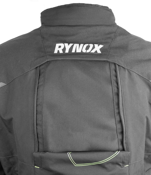 ADVENTO PRO JACKET - Black Hi-Viz Green - Image 4