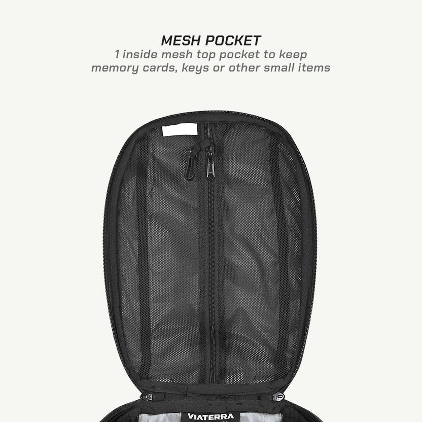 VIATERRA FLY MAGNETIC - MOTORCYCLE TANK BAG (MAGNET BASED) - Image 7
