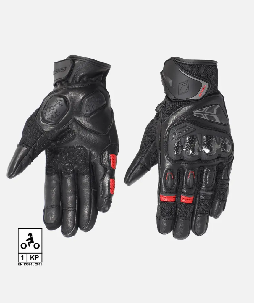 Rival Carbon CE Gloves (Red)